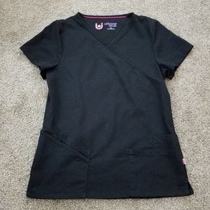 💜Black Urbane XSM Scrub Top